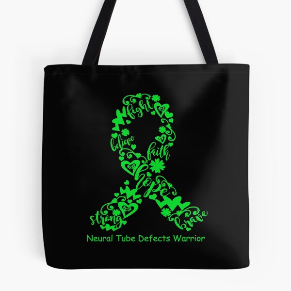 Item preview, Guerrero con defectos del tubo neural - Cinta con defectos del tubo neural Fuerte Esperanza Creer Luchar Fe Valiente designed and sold by CansellBar.
