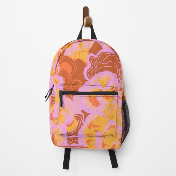 Item preview, Turkey Tail Mushroom - Hot Pink designed and sold by LaurenONeillArt.