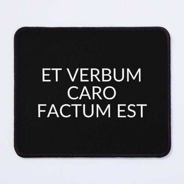 Item preview, Et verbum caro factum est bible john chapter 1 latin designed and sold by natalisdesign.