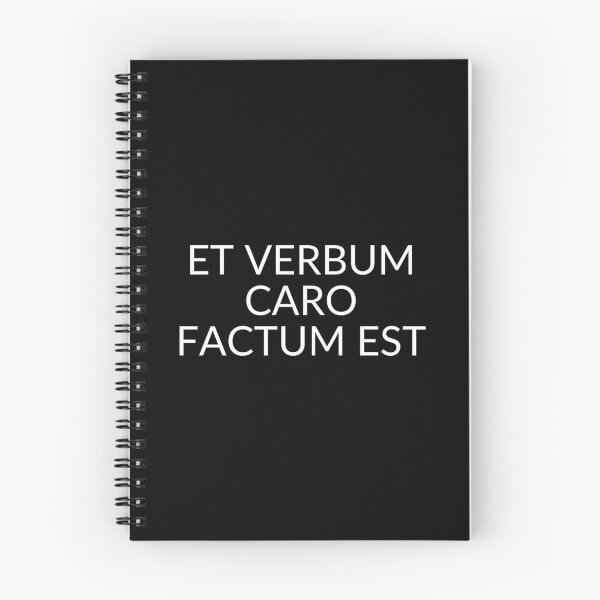 Item preview, Et verbum caro factum est bible john chapter 1 latin designed and sold by natalisdesign.