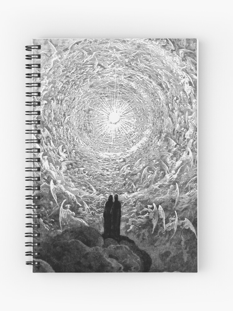 Gustave Dor Dante and Beatrice See God Spiral Notebook