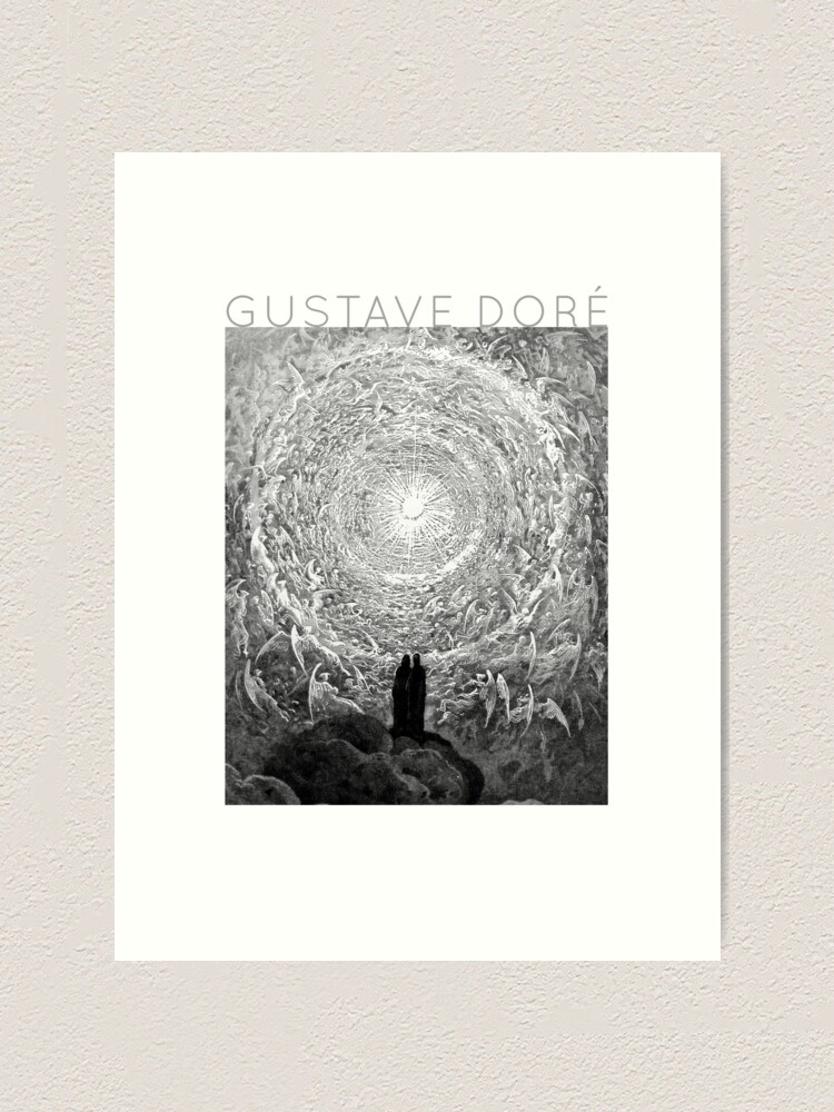 Gustave Dor Dante and Beatrice See God Art Print