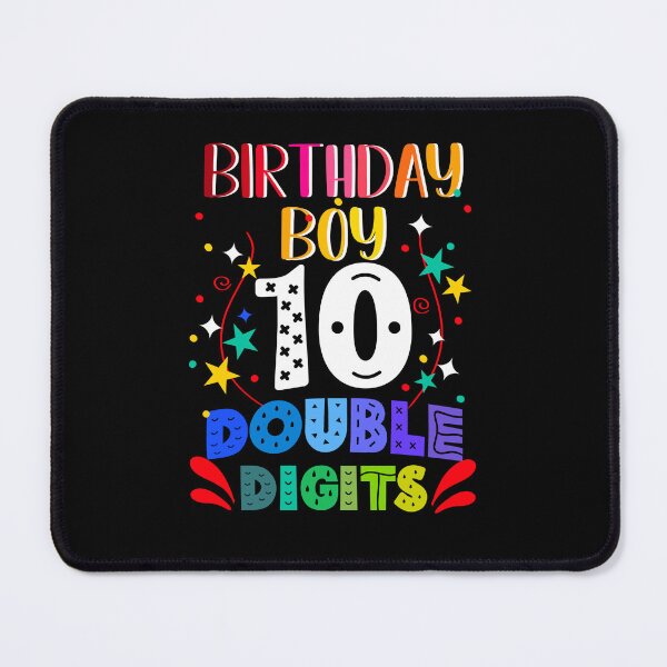 Item preview, Birthday Boy 10 Double Digits, Birthday 10th, Happy Birthday 10 Years Old designed and sold by orangeblue21.