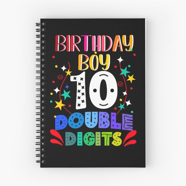 Item preview, Birthday Boy 10 Double Digits, Birthday 10th, Happy Birthday 10 Years Old designed and sold by orangeblue21.