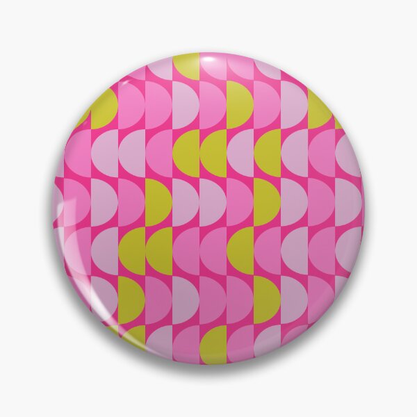 Item preview, Neon Pink and Yellow Geometric Pattern designed and sold by JuneJournal.