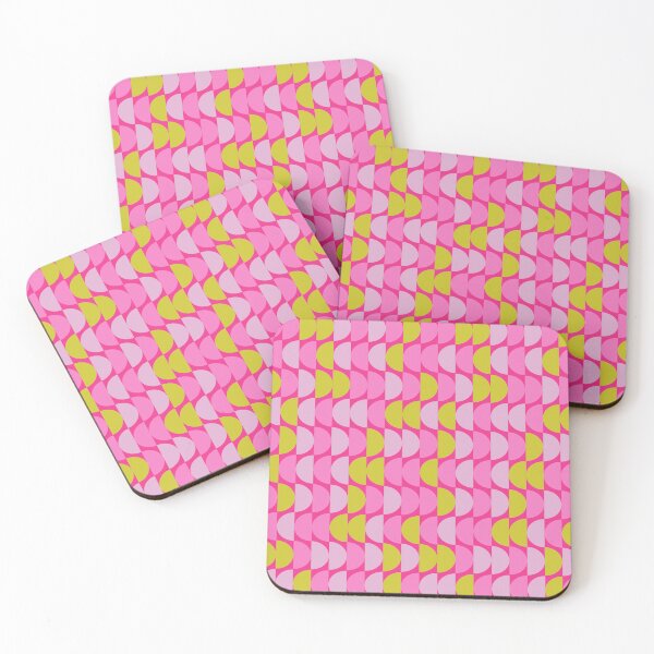 Item preview, Neon Pink and Yellow Geometric Pattern designed and sold by JuneJournal.