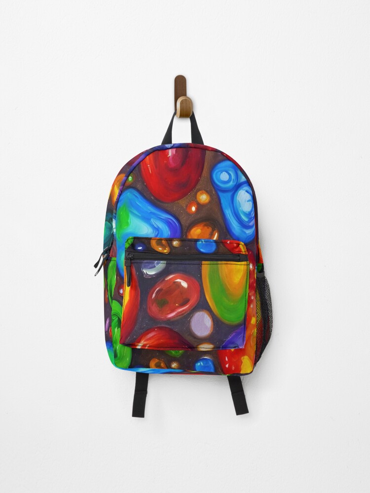 Thumbnail 1 of 3, Backpack, Planet Rocks designed and sold by HankChill.