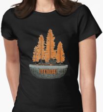 bon iver - indie folk Women's Fitted T-Shirt