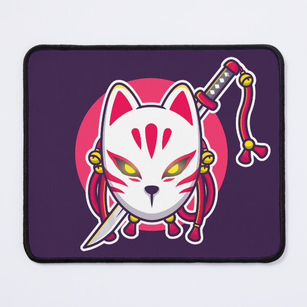 Item preview, Cute Kitsune with Sword Anime Style designed and sold by RepublicOfFire.