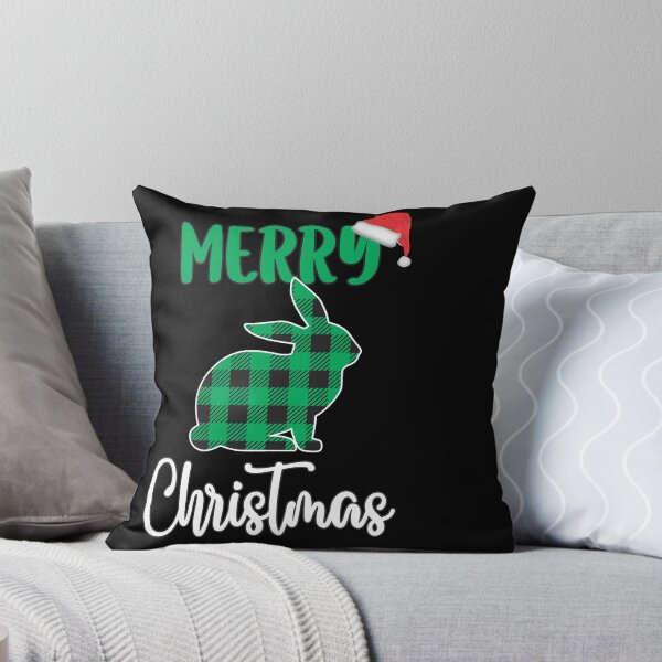 Item preview, Buffalo Plaid Christmas T-shirt Rabbit designed and sold by m2Graphic.