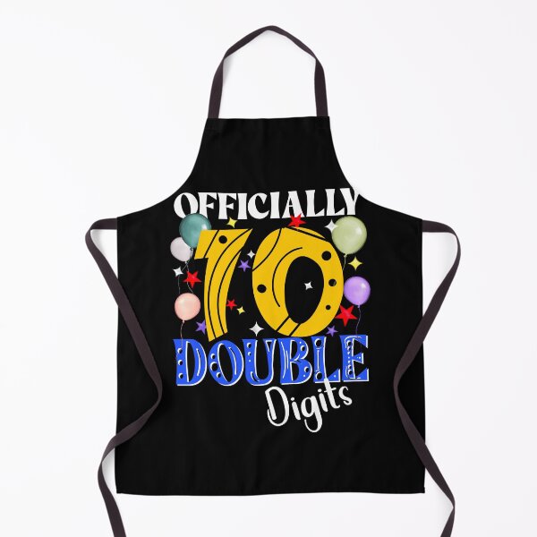 Item preview, Officially 10 Double Digits, Birthday 10th, Celebrate 10 Years Old designed and sold by orangeblue21.