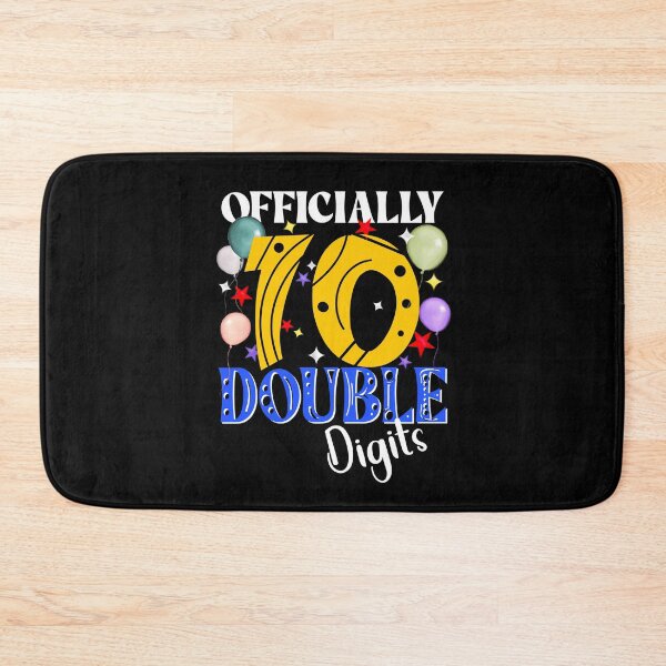 Item preview, Officially 10 Double Digits, Birthday 10th, Celebrate 10 Years Old designed and sold by orangeblue21.