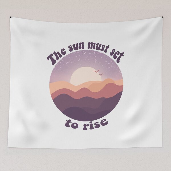 Item preview, The sun must set to rise designed and sold by arceart.