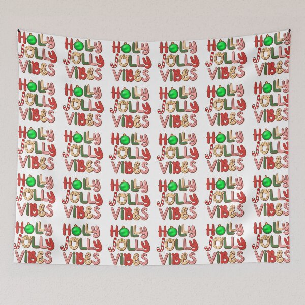 Item preview, Holly Jolly Vibes - Christmas, The Holidays designed and sold by art-in-a-bottle.
