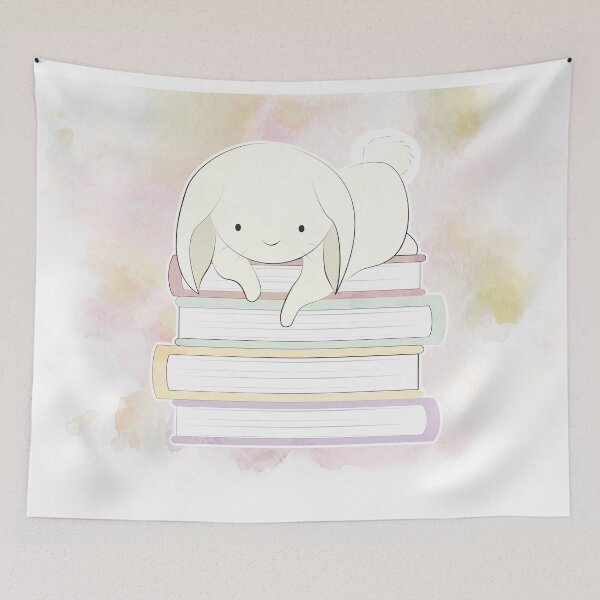 Item preview, BUNNY READS designed and sold by Catarina Book Designs.
