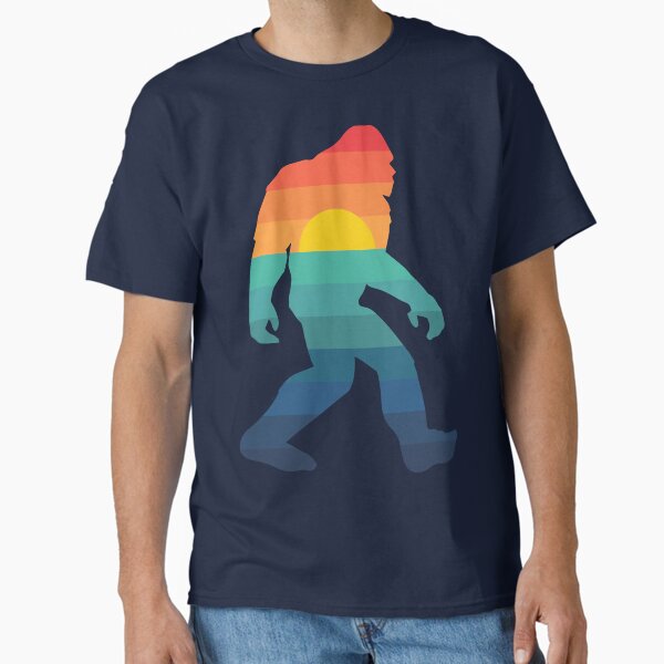 Item preview, Bigfoot Sasquatch Retro Sunset Silhouette designed and sold by H G  Designs.