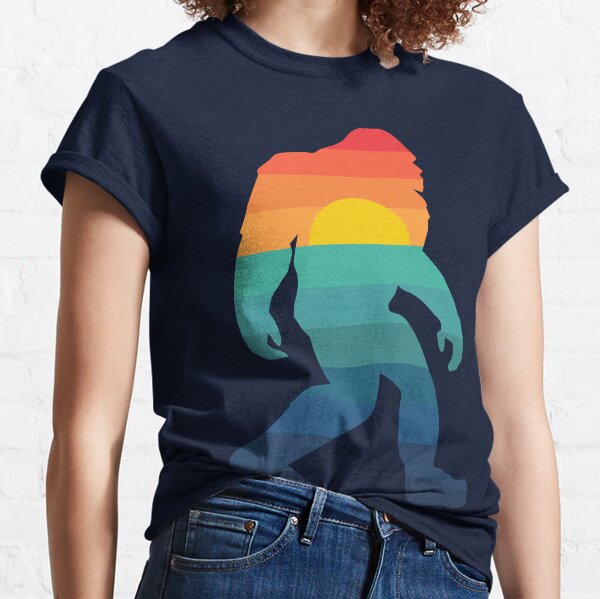 Item preview, Bigfoot Sasquatch Retro Sunset Silhouette designed and sold by H G  Designs.