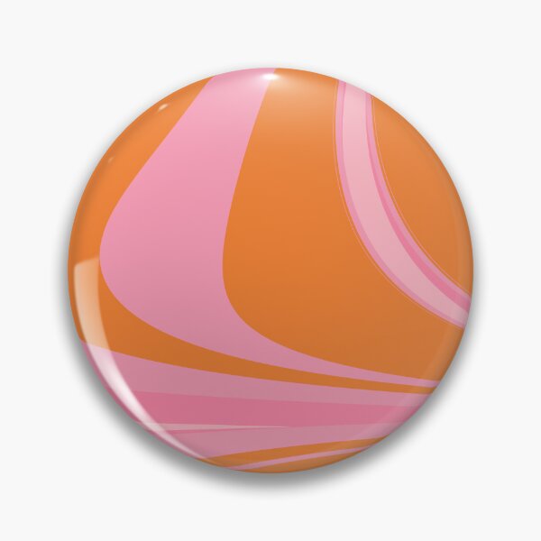 Item preview, Pink and Orange Abstract Marble Swirl designed and sold by JuneJournal.