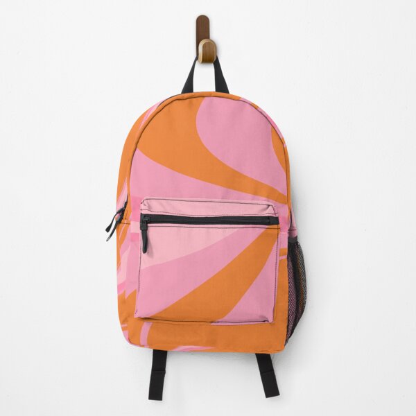 Item preview, Pink and Orange Abstract Marble Swirl designed and sold by JuneJournal.