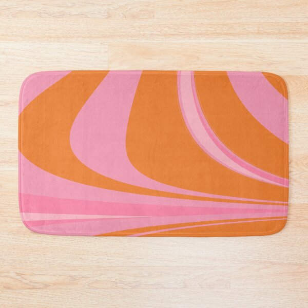 Item preview, Pink and Orange Abstract Marble Swirl designed and sold by JuneJournal.
