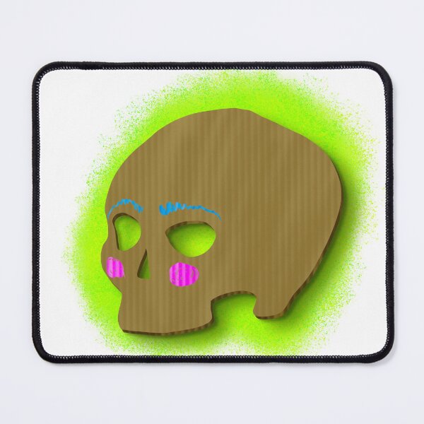 Item preview, Cardboard skull on neon designed and sold by AdventuresOy.