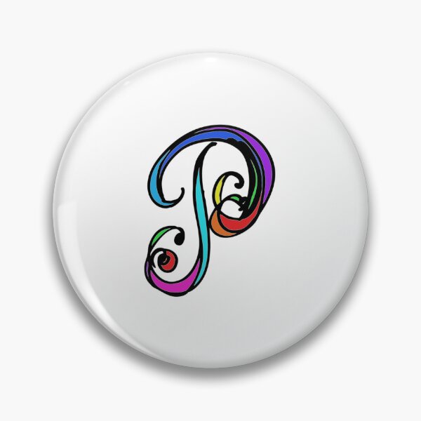 Item preview, Colorized letter P Initial  designed and sold by RemieJames.