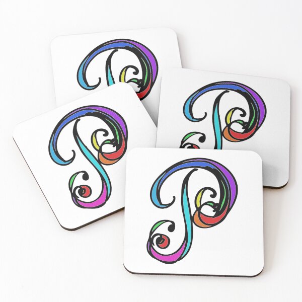 Item preview, Colorized letter P Initial  designed and sold by RemieJames.