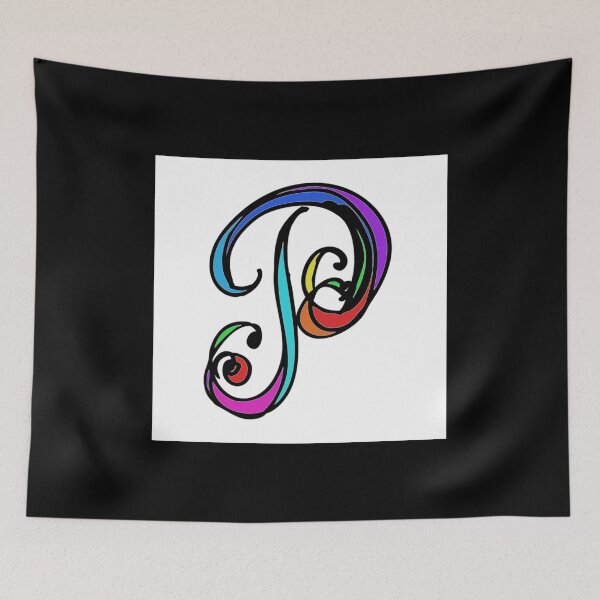 Item preview, Colorized letter P Initial  designed and sold by RemieJames.