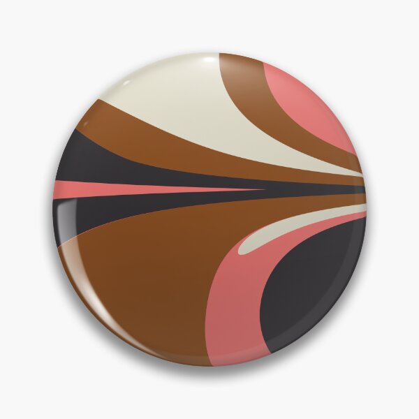 Item preview, Groovy Pink and Brown Abstract Marble Swirl designed and sold by JuneJournal.