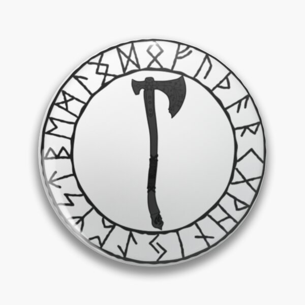 Item preview, Leviathan Axe With Runes designed and sold by Richard Ibiyemi.