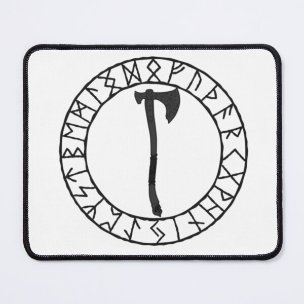 Item preview, Leviathan Axe With Runes designed and sold by Richard Ibiyemi.