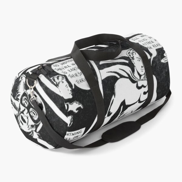 Item preview, Black and white vintage comics space battle scene designed and sold by spinolator.