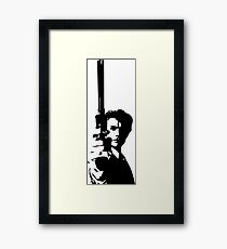 Clint Eastwood as Dirty Harry | Cult Movie Framed Print