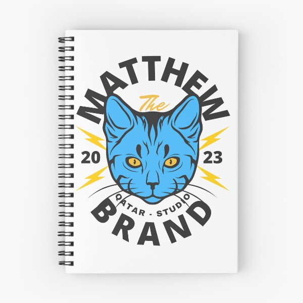 Item preview, MATTHEW NAME SHIRT: MATTHEW QATAR  STUDIO CAT BRAND DESIGN. designed and sold by AlexRelax.
