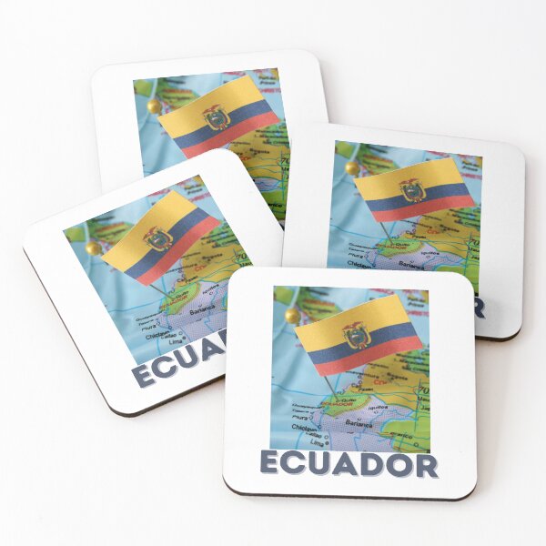 Item preview, Ecuador Map Flag designed and sold by Tienda-Vane.