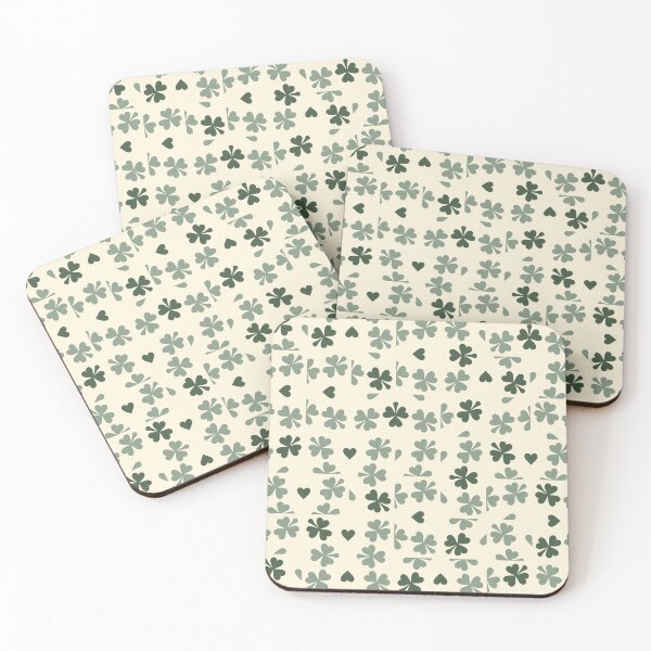 Item preview, Ivory Clover Checkers designed and sold by Carolina Diaz.