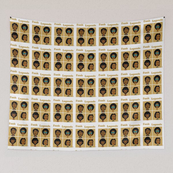 Item preview, Drawn portraits of 4 legends of Funk. designed and sold by Eric Sintès.