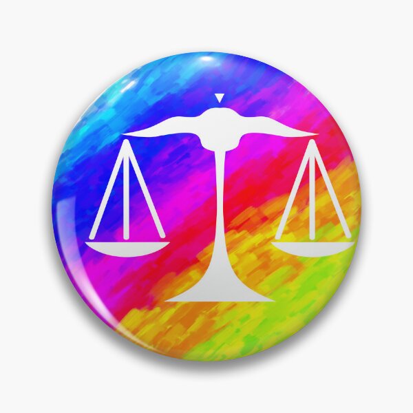 Item preview, Libra Zodiac Sign on Oil Paint Color Patch  designed and sold by Dewlangrial.