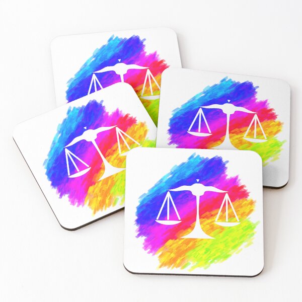 Item preview, Libra Zodiac Sign on Oil Paint Color Patch  designed and sold by Dewlangrial.