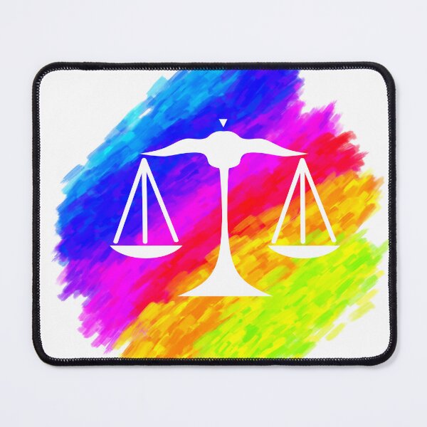 Item preview, Libra Zodiac Sign on Oil Paint Color Patch designed and sold by Dewlangrial.