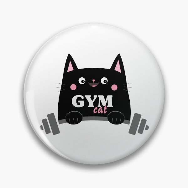 Item preview, Gym Cat/ Lifting Weights/BarBell/Weightlifting/Gym Gift designed and sold by burlybot.