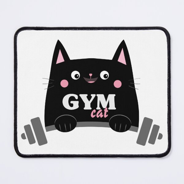 Item preview, Gym Cat/ Lifting Weights/BarBell/Weightlifting/Gym Gift designed and sold by burlybot.