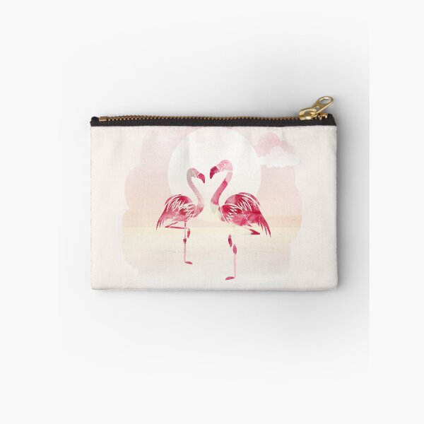 Item preview, Sun Saluting Flamingos designed and sold by Susanne Sachers.