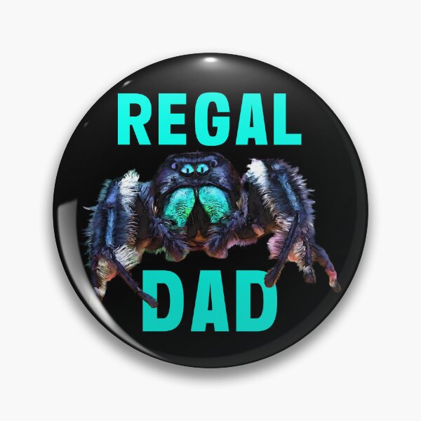 Item preview, Regal Dad Cute Regal Jumping Spider designed and sold by Zurickdesigns.