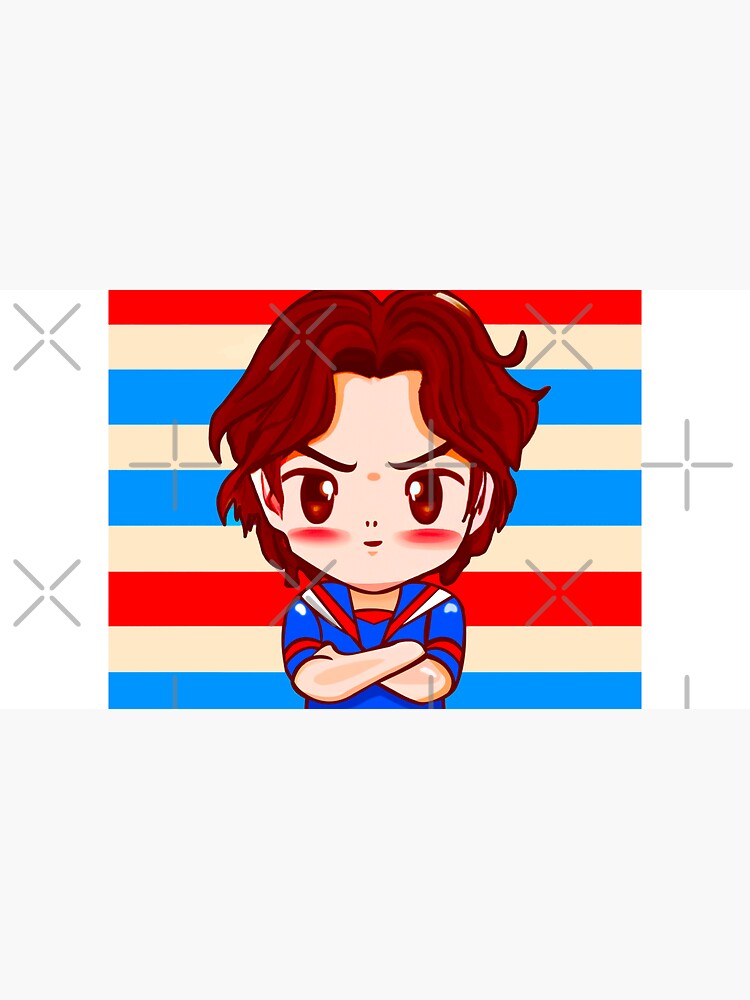 Thumbnail 7 of 7, Cap, Stranger Things Steve designed and sold by timegraf.