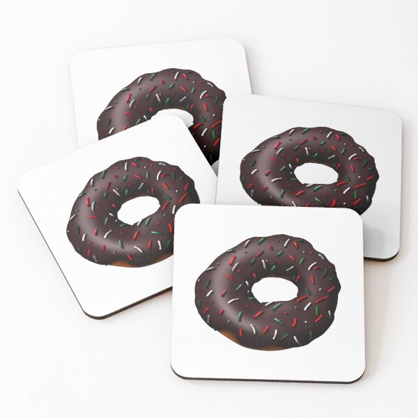 Item preview, Donut with Christmas Sprinkles overhead  designed and sold by AdventuresOy.