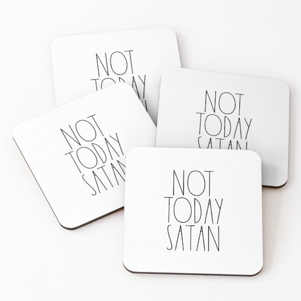 Item preview, Not Today Satan Rae Dunn Inspired Farmhouse designed and sold by FineElephant.
