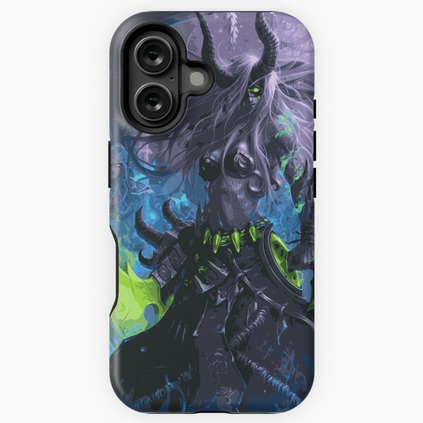 Vista previa del artículo con la obra «Cazador de demonios elfo de la noche», diseñado y vendido por STICKERSAUCE.