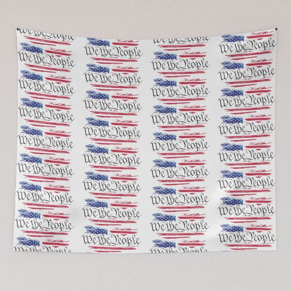 Item preview, We The People/American Flag designed and sold by burlybot.