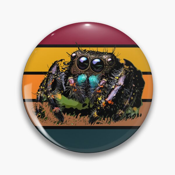Item preview, Cute Autumn Jumping Spider designed and sold by Zurickdesigns.